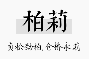 柏莉名字的寓意及含义