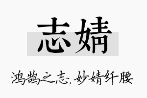 志婧名字的寓意及含义