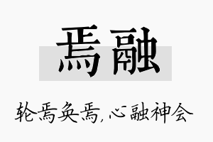 焉融名字的寓意及含义