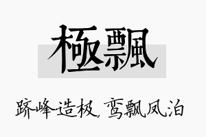 极飘名字的寓意及含义