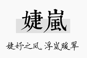 婕岚名字的寓意及含义