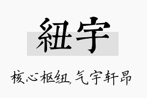 纽宇名字的寓意及含义