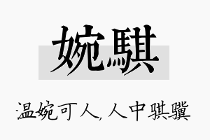 婉骐名字的寓意及含义