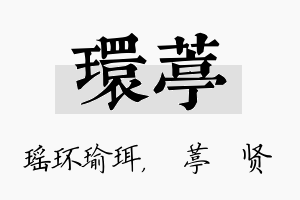 环葶名字的寓意及含义