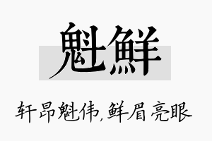 魁鲜名字的寓意及含义