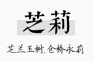 芝莉名字的寓意及含义