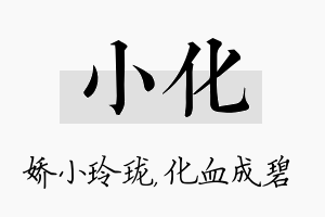 小化名字的寓意及含义