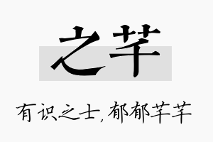 之芊名字的寓意及含义