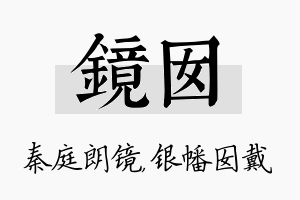 镜囡名字的寓意及含义