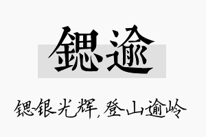 锶逾名字的寓意及含义