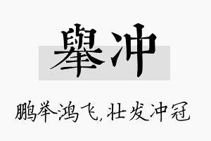 举冲名字的寓意及含义