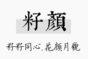 籽颜名字的寓意及含义