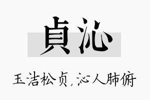 贞沁名字的寓意及含义