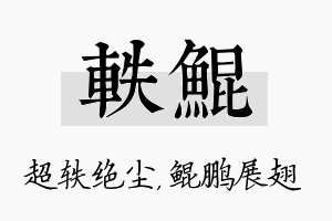 轶鲲名字的寓意及含义