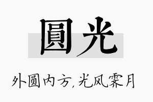 圆光名字的寓意及含义