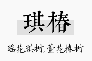 琪椿名字的寓意及含义