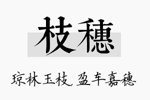 枝穗名字的寓意及含义