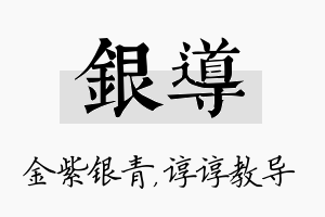 银导名字的寓意及含义