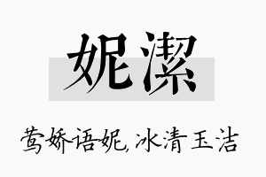 妮洁名字的寓意及含义