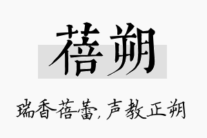 蓓朔名字的寓意及含义