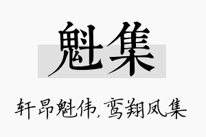 魁集名字的寓意及含义