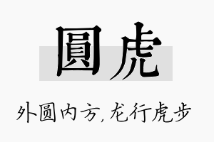 圆虎名字的寓意及含义