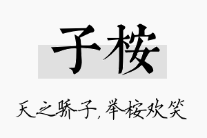 子桉名字的寓意及含义