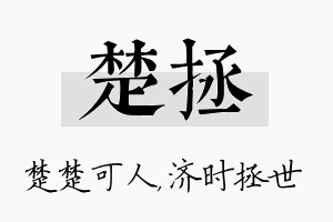 楚拯名字的寓意及含义