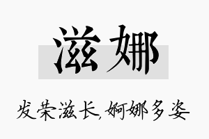 滋娜名字的寓意及含义