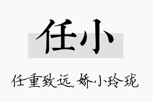 任小名字的寓意及含义