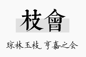 枝会名字的寓意及含义