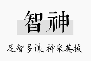 智神名字的寓意及含义