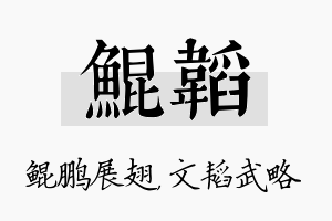 鲲韬名字的寓意及含义