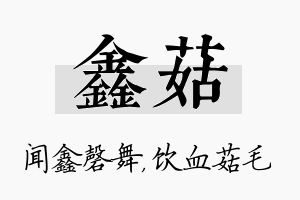 鑫菇名字的寓意及含义