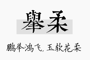 举柔名字的寓意及含义