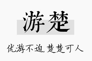 游楚名字的寓意及含义