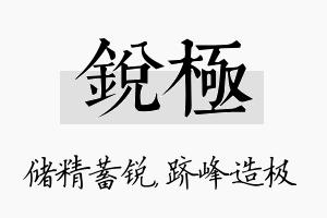 锐极名字的寓意及含义