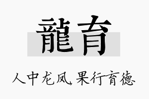 龙育名字的寓意及含义