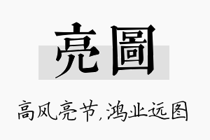 亮图名字的寓意及含义