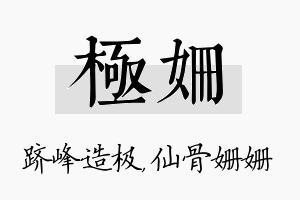 极姗名字的寓意及含义