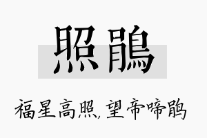 照鹃名字的寓意及含义