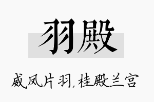 羽殿名字的寓意及含义