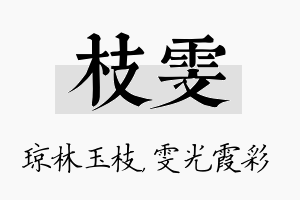 枝雯名字的寓意及含义