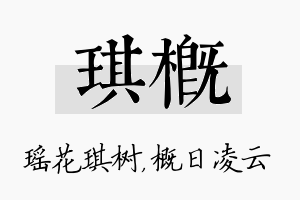 琪概名字的寓意及含义