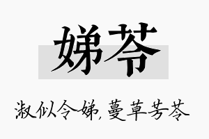 娣苓名字的寓意及含义