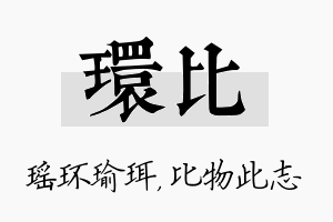 环比名字的寓意及含义