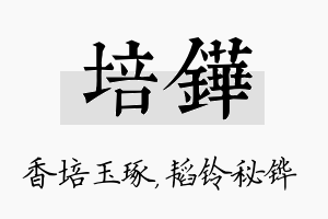 培铧名字的寓意及含义