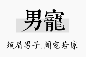 男宠名字的寓意及含义