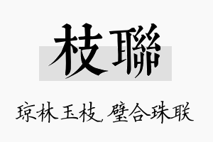 枝联名字的寓意及含义