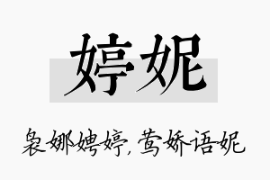 婷妮名字的寓意及含义